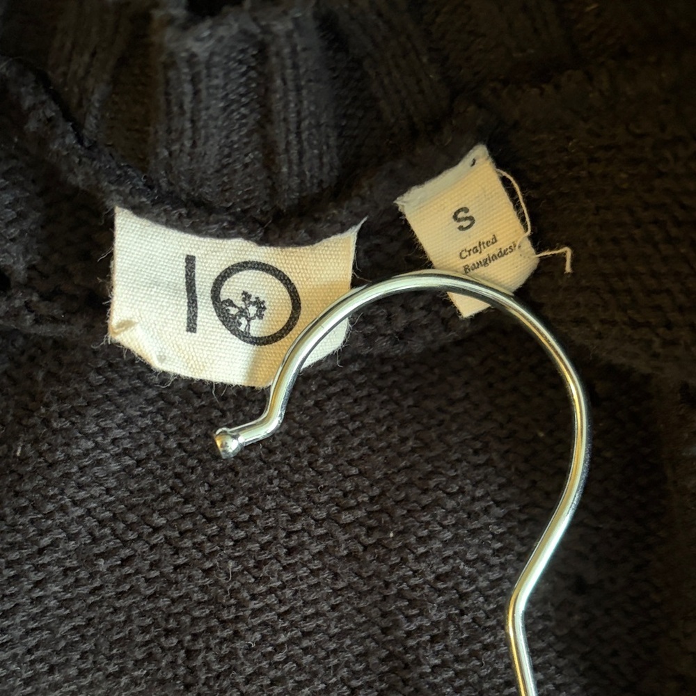TENTREE Black Cocoon Cardigan Sweater size small - Picture 6 of 10